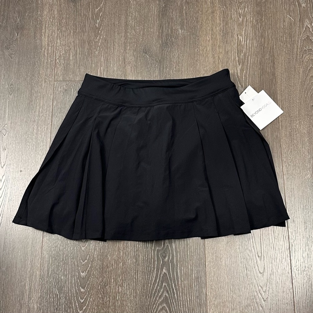 Beyond Yoga Score‎ Pleated Skirt Sz L